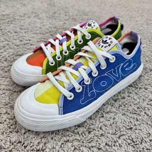 Adidas Originals Shoes Mens 7.5 Nizza Pride LGBTQ Love‎ Unites Rainbow GW2419
